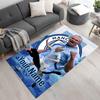 Haaland Personalized Name Floor Rug Office Rug Design for Kitchen Dormitory Foyer Living Rooms Antislip Carpet Office home decor