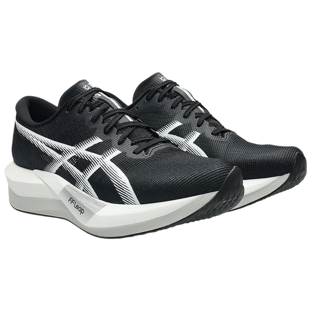 Asics Удобные беговые кроссовки Magic Speed ​​5, унисекс, черно-белые, артикул 1013A184-001