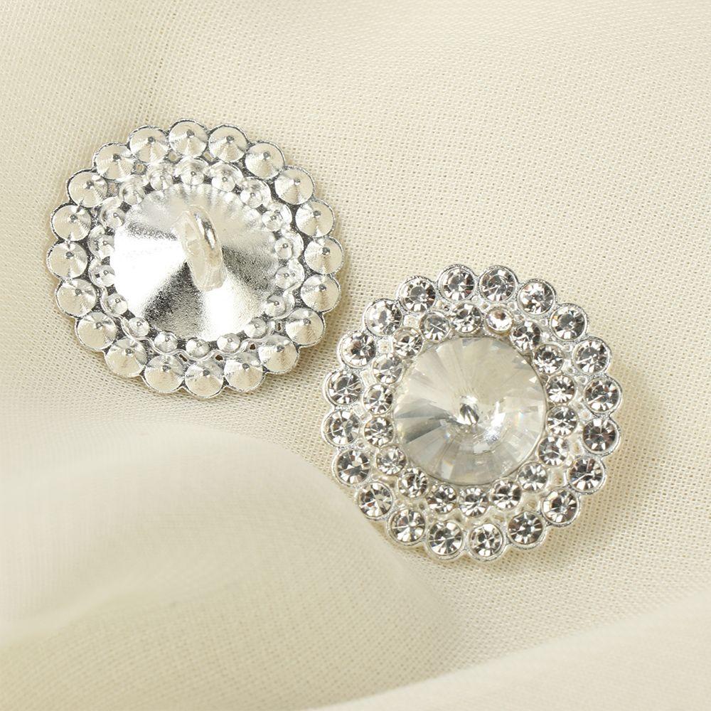 Сделай сам Швейные пуговицы Аксессуары для скрапбукинга Декор для рукоделия Пуговицы для рубашек Металлические пуговицы с кристаллами