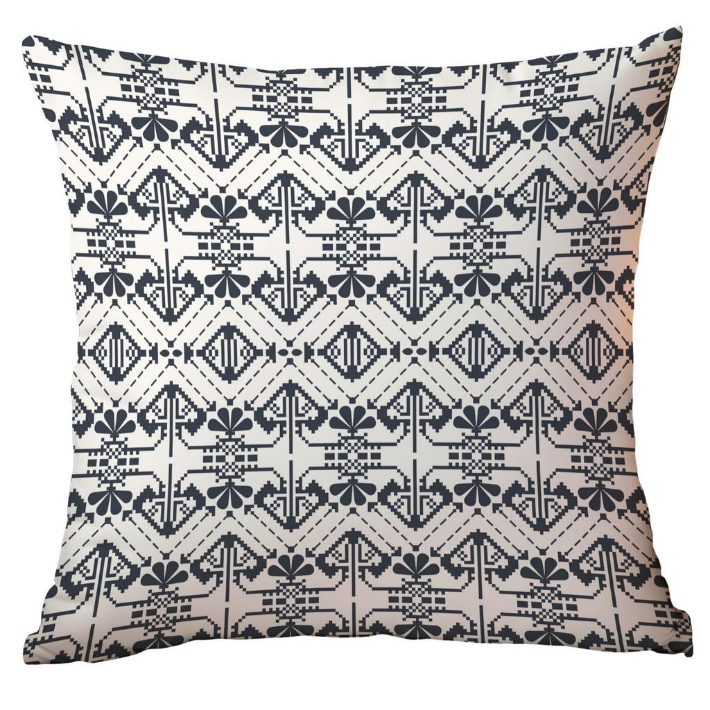 Polyester Colorful Geometric Pillow Case Combination Home Sofa Cushion Pillow Case
