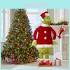 Grinch Plush Toy Christmas Decor Soft Filled Animal For Kids Gift