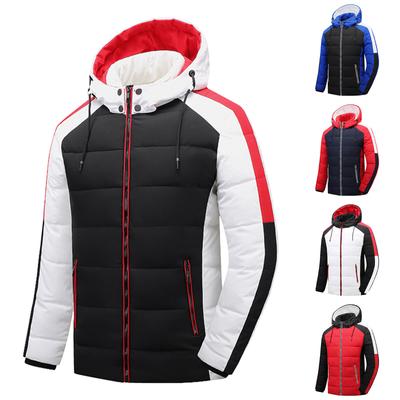 Зимняя мужская толстая хлопковая стеганая одежда, повседневная шляпа, пальто, хлопковая стеганая куртка