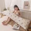 Double Long Pillow Cover with Washed Cotton 1.2M 1.5M 1.8M Couple Extended Envelope Cover (Without Pillow Core)