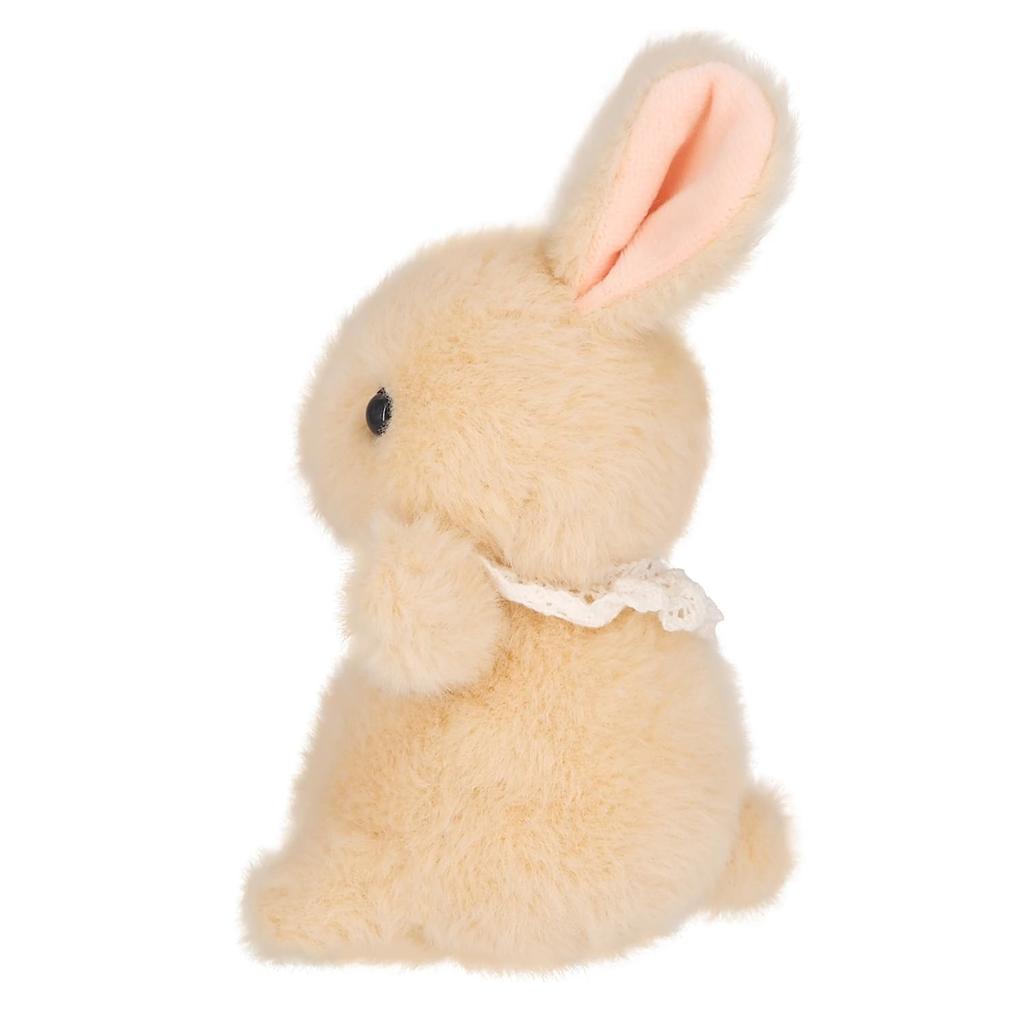 Sanei Boeki Chimosh Rabbits Бежевая плюшевая игрушка Ш9×Г9×В16см