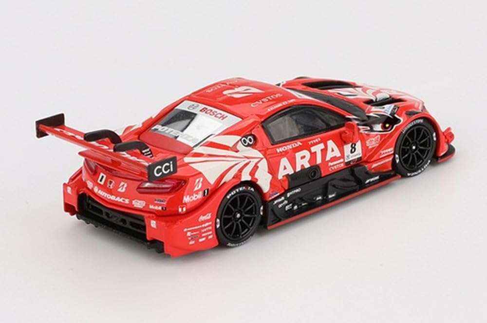 Sunrich MINI GT Scale Honda Type S GT500 SUPER GT Series 2023 ARTA MUGEN ARTA Japan Exclusive Finished Model 1/64 NSX-GT #8 NSX-GT (Left-Hand Drive)