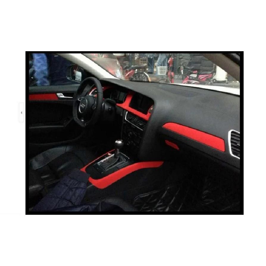 50*200 см бархатная замшевая ткань премиум-класса, виниловая наклейка на автомобиль, черная, серая, самоклеящаяся бархатная тканевая пленка для стайлинга автомобилей