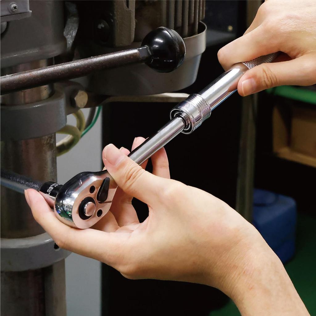 Инженерная телескопическая трещоточная рукоятка DR-47