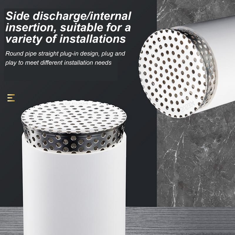 Stainless Steel Filter Mesh Gutter Leaf Debris Mud Trap Guards Drain Pipe Cover Downpipe Guttering System Waterproof