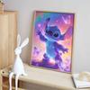 Disney 5D DIY All Diamond Art Painting Kit Stitch And Butterfly Home Decor Gift