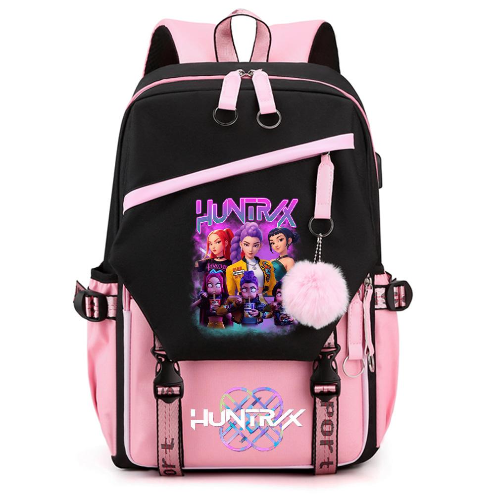 Anime K-Pop Demon Hunters Printed Large Capacity Backpack for Teenger Student Girl Boy Schoolbag Bookbag Women Waterproof Travel Bag Gift