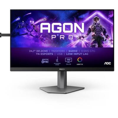 Игровой монитор - AOC - 24,1" - FHD - 540 Гц - Панель TN eSports - 0,5 мс - Регулировка по высоте - AG246FK