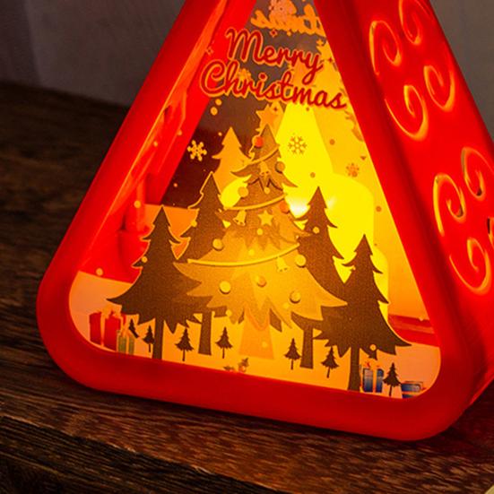 Рождественский ретро ночник винтажные атмосферные ветровые огни светящиеся оконные настольные украшения для спальни