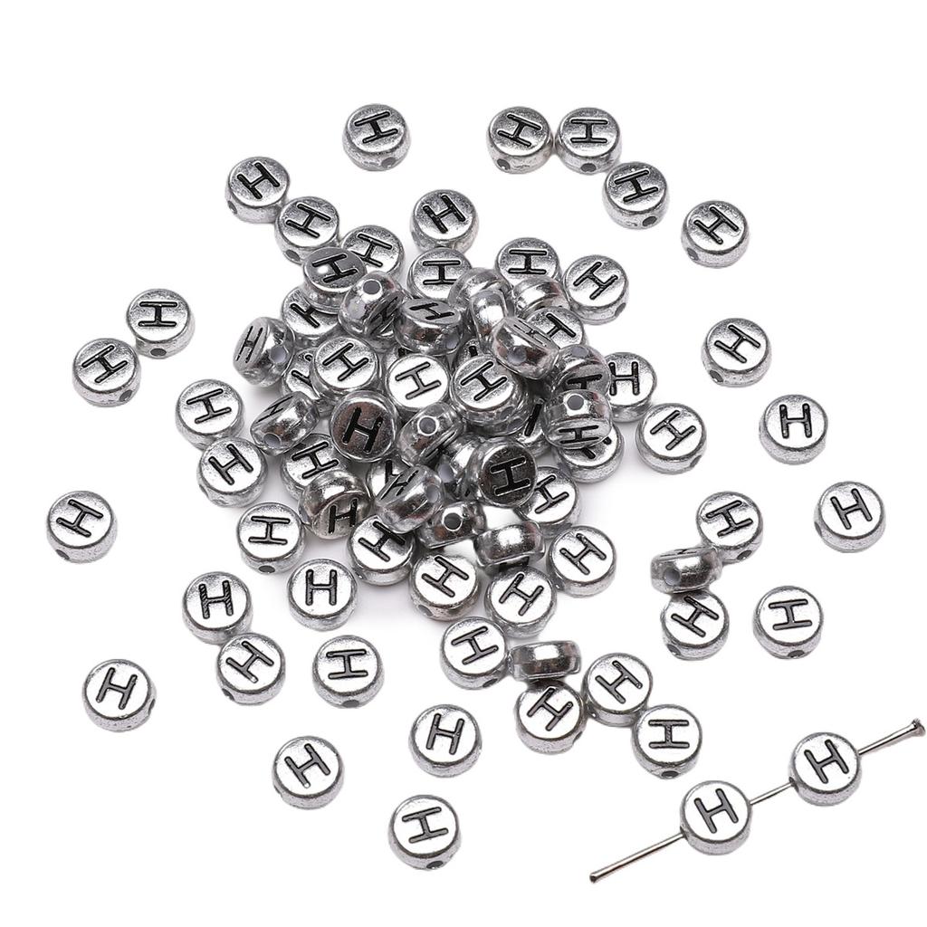 Бусины ручной работы Акриловые бусины с буквами алфавита Квадратные бусины Плоские бусины Круглые бусины Украшения ручной работы своими руками Аксессуары для браслетов Разделительные бусины Ручная нить бусины