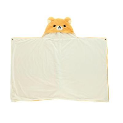 Уютный плед с капюшоном Rilakkuma от Marushin, милый, пушистый, стильный и идеальный для холодной погоды, 6485003200