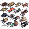 Wild Insect Beetle Action Figures Longhornedbee Lifelike Insect Figurines For Children