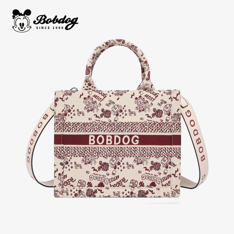 New Women's Bag Three-dimensional Rust Fashion Versatile Handbag Canvas Letter Shopping Tote Bag
