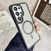 Luxury Matte Clear Magnetic Case for Samsung Galaxy S26 Edge S24 S23 S25 Ultra Plus S25FE S24FE for Magsafe Shockproof Cover