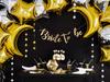 Partydeco Talerzyki Papierowe  Lets Celebrate Czarne 23Cm /6 Szt