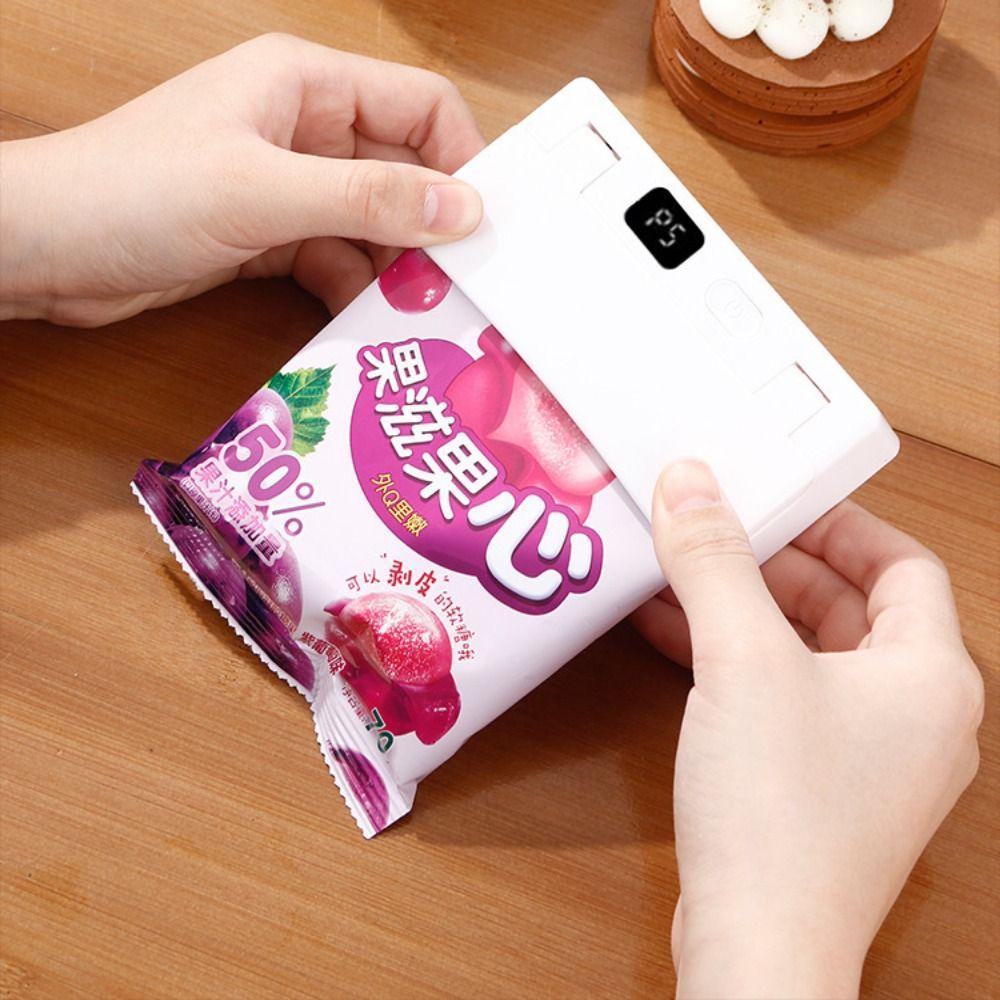 2 in1 Mini Bag Heat Sealer Automatic Kitchen Food Sealer Electric Food Sealer Household