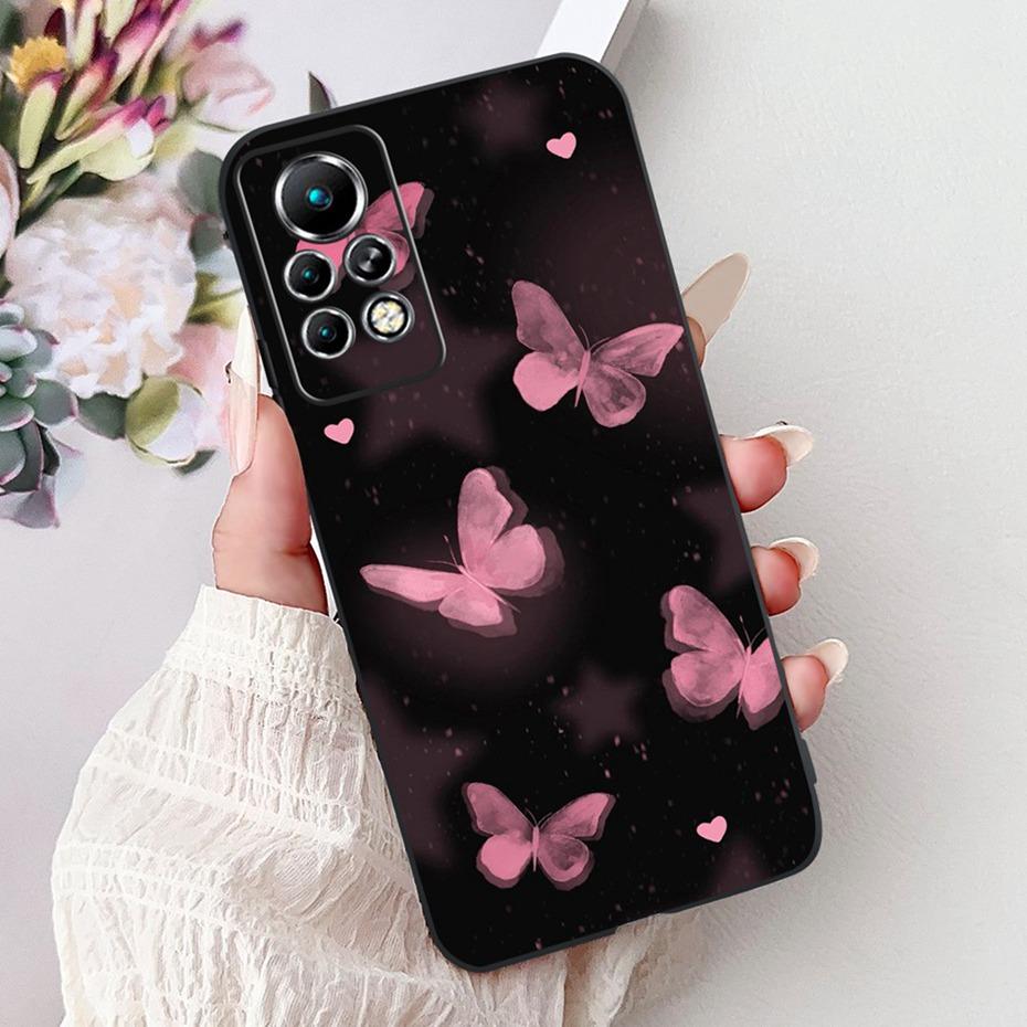 Новый дизайн чехла для телефона для Infinix Note 11 Pro 11S X697 X698 X663 Черный силиконовый мягкий задний чехол для Infinix Note11 11S 11Pro
