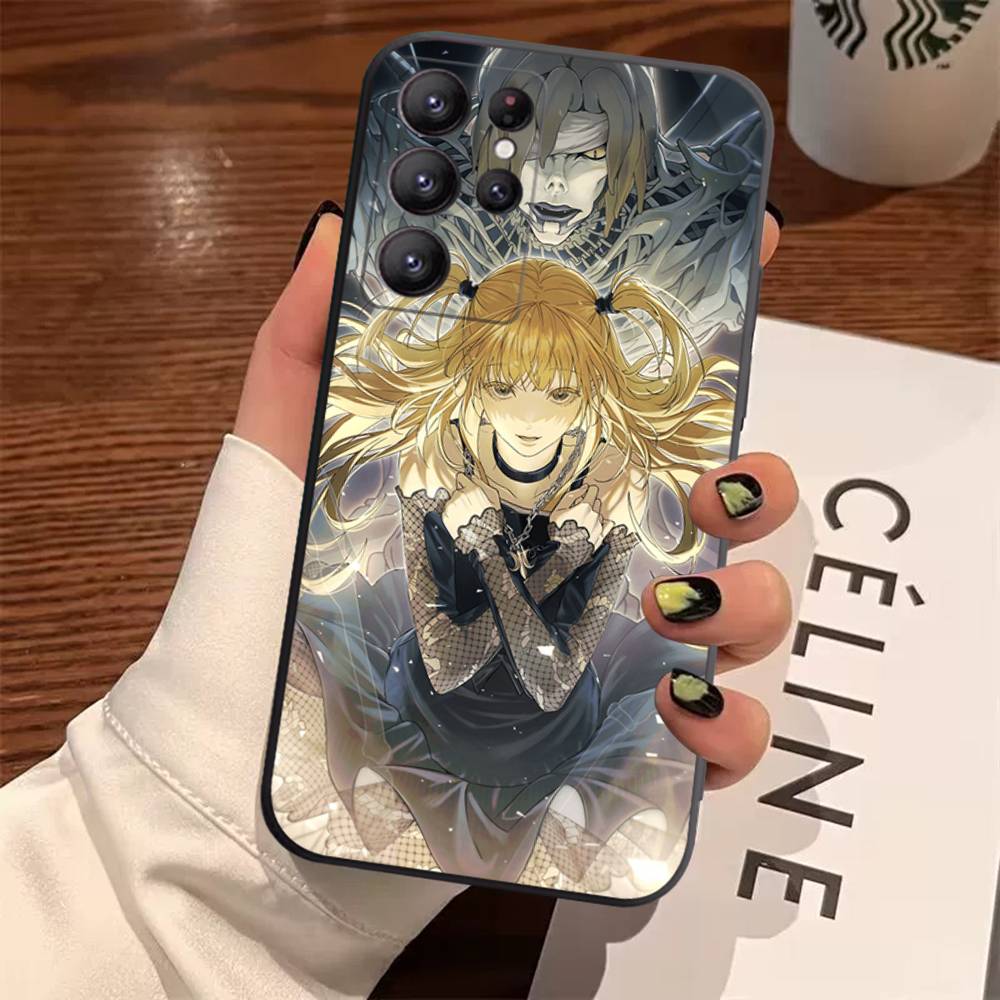 Misa anime D-Death N-Note Case For Samsung Galaxy Case S25 S23 S22 S21 S30 S20 S10 Ultra Plus FE TPU Soft Cover