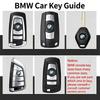 JYPK6 BMW Car Remote Key Emblem Sticker Aluminum Keys Decoration Decal For BMW M E46 E90 E60 F30 F10 E39 E36 F20 G30 G20 E87 E92 X1 X2