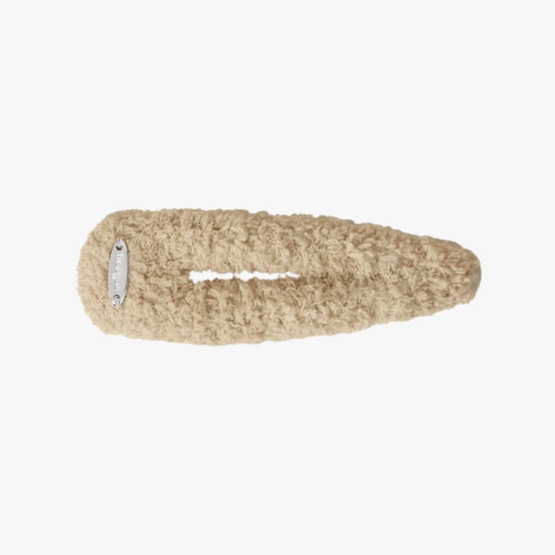 mellotory boucle side hairpin (beige)