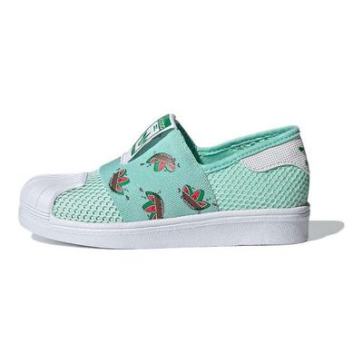 Originals Superstar 360 Smr 360 C Дышащие Низкие Кеды для Скейтбординга Детские Кроссовки Зеленые Белые FY9835