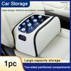 1pc car storage box co-pilot storage box multi-functional large opening storage artifact trunk light luxury storage box