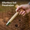 Wooden Handle Plant Hole Digger for Planting 2025 New Pointed Soil Hole Digging for Sowing Seeds