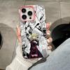 Mato seihei no slave Tenka Izumo Pink Translucent Mobile Phone Case for iPhone 17 16 15 14 13 12 11 X XR XS Air Pro Max Plus