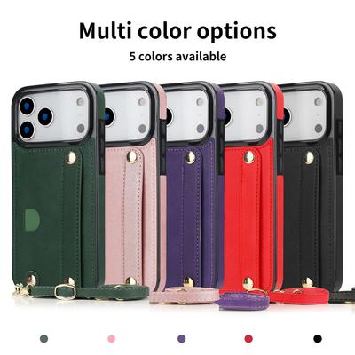 Браслет Карты Шнурок Чехол для телефона Для iPhone 17 17Air 16 16E 15 Pro Max 13 14 Plus 12 Mini Funda Кроссбоди Противоударный Чехол