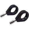 Riloer Motorcycle Fork Indicator Brackets, Aluminum Motorcycle Turn Signal Mount Brackets Turn Signal Light Indicator Bracket Clamps, Motorbike Fork