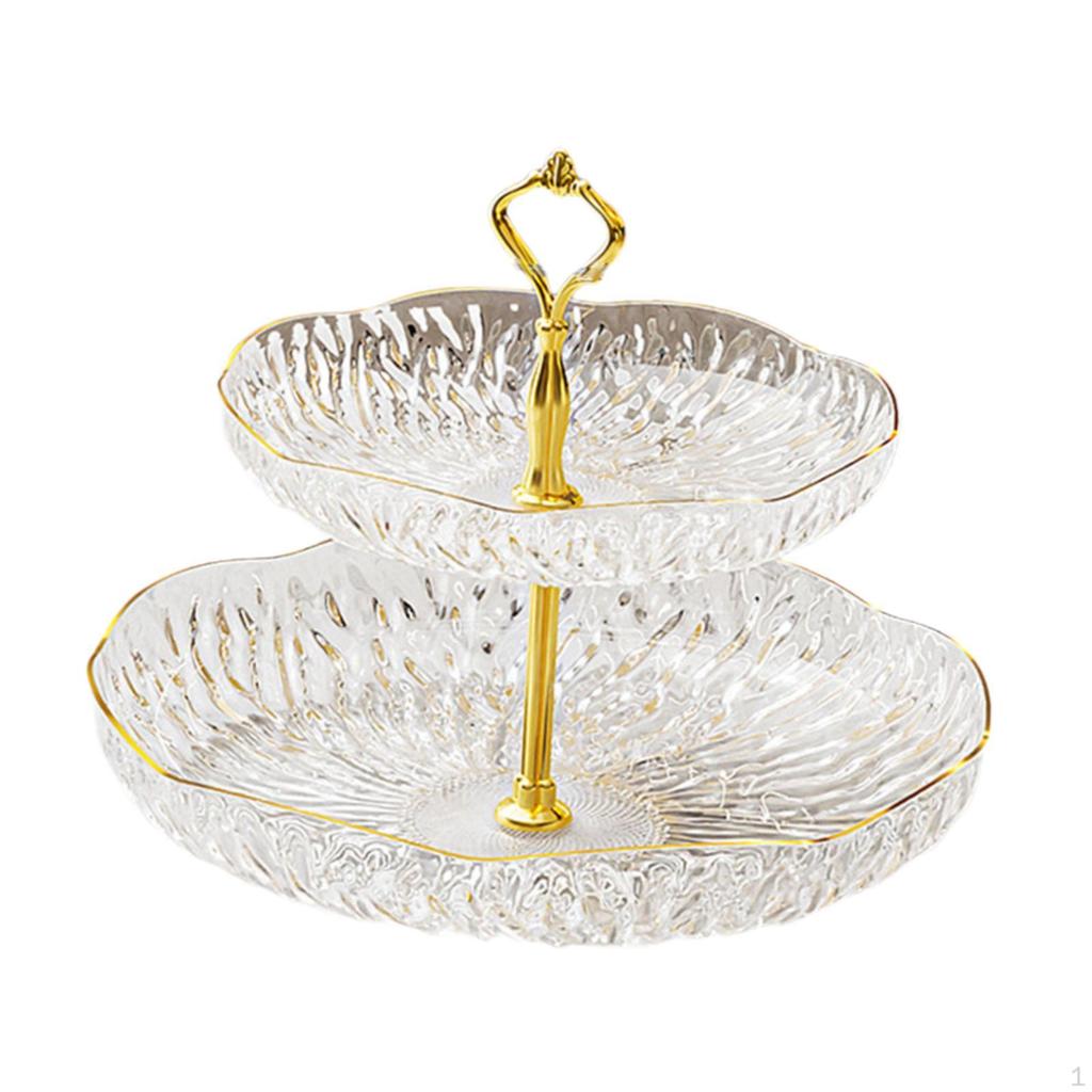 Fruit Plate Cupcake Stand Decorative Modern Dessert Cake Serving Platters for Party