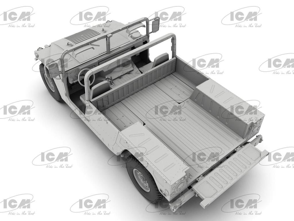 ICM American M1097A2 Humvee Пластиковая модель 35435 1/35 (Военная техника)