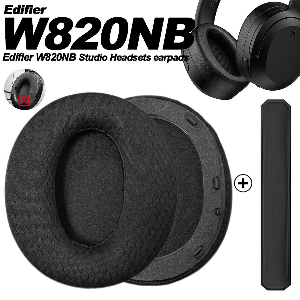 Earpads Compatible for Edifier W820NB Protein leather Memory foam Ear Pads Cushions Replacement