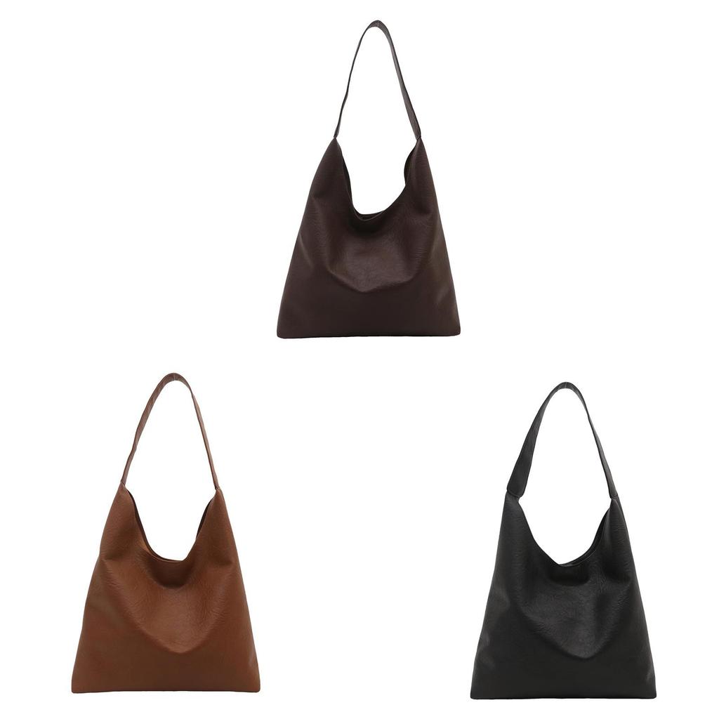 Vintage Inspired Womens Tote Bag With Polyester Lining And Multiple Pockets