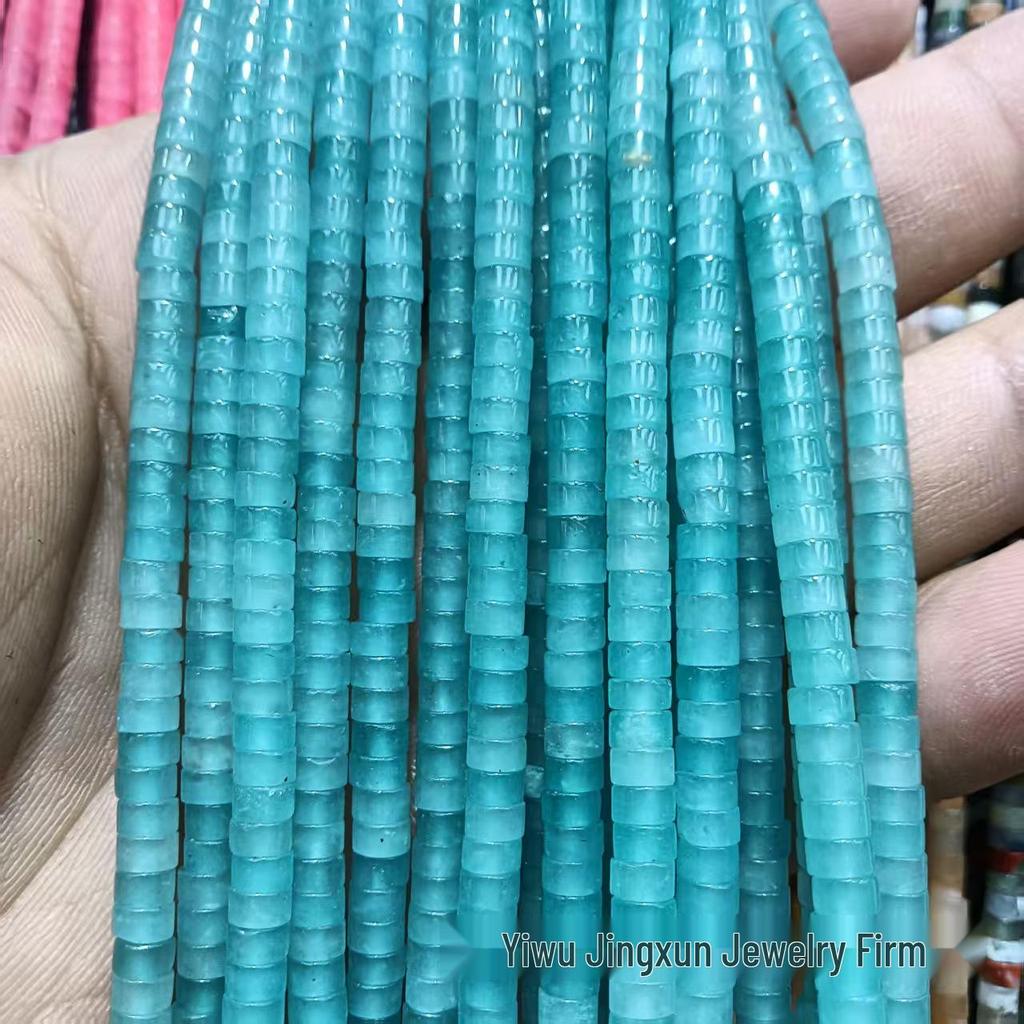 2x4 мм Натуральный Агатовый Камень Разделительные Бусины для DIY Изготовления Украшений - Свободные Полуфабрикаты в Наличии