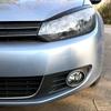 2 шт. Черные накладки на брови фар для VW Golf 6 MK6 GTI GTR 2008-2013, Декоративная отделка из АБС-пластика, Автоаксессуары