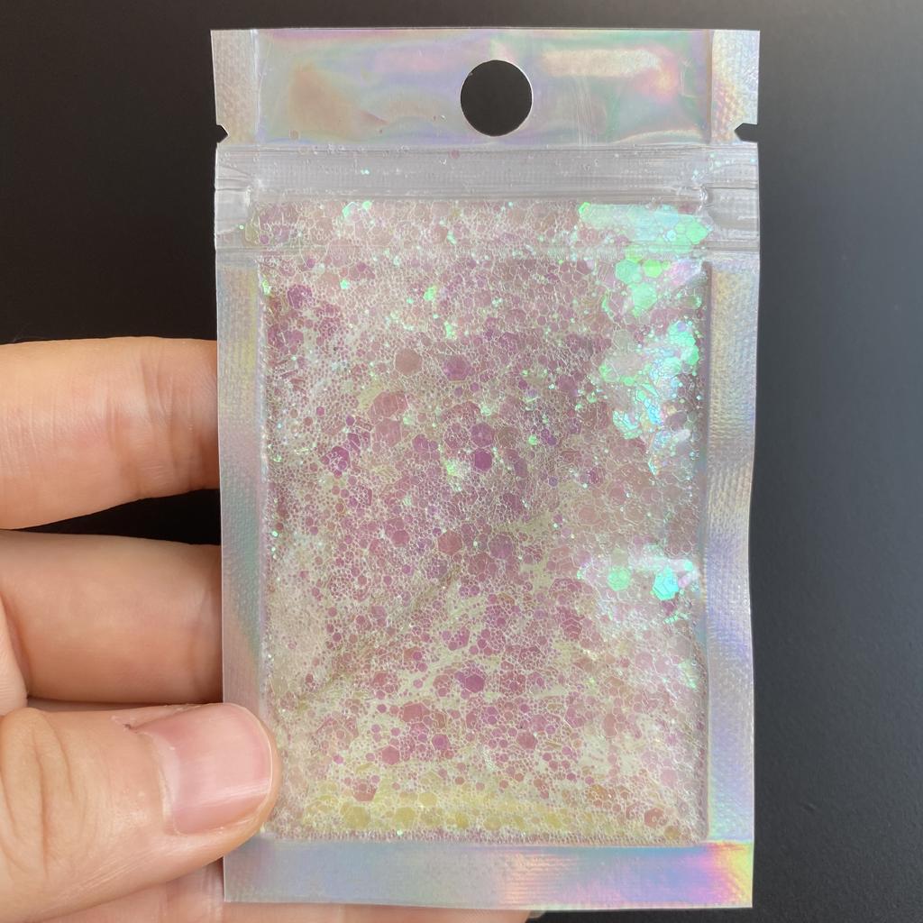 1Kg Bag Custom Glitter Mix Factory Polyester Chunky Glitter Bulk
