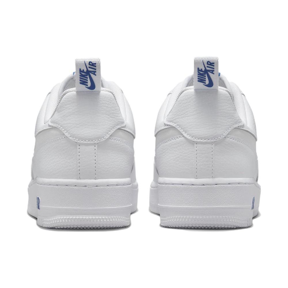 Nike Air Force 1 07 LV8 Reflective Swoosh — мужские кроссовки White Dark Marina Blue FB8971-100