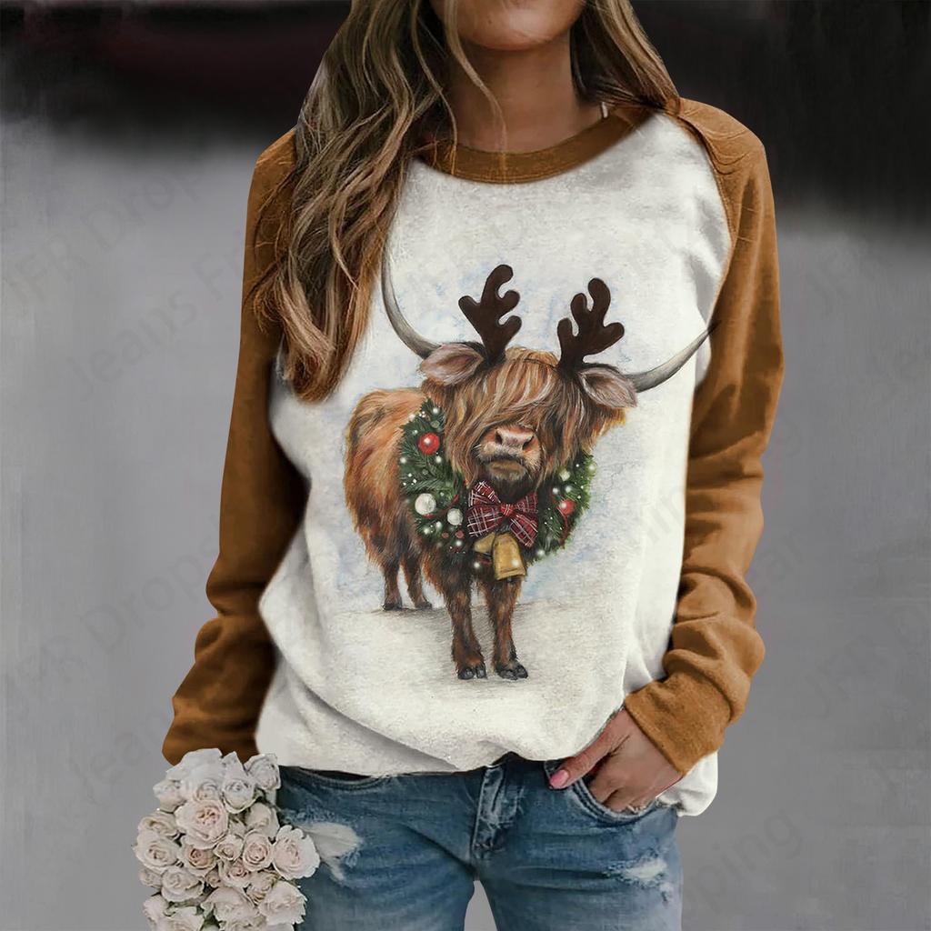Animal Cow 3d Print Hoodies Women Fashion Hoodie Crewneck Animal Sweatshirt Harajuku Kawaii Coats Women Sweats Girl Clothes