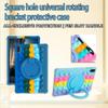 For Honor Pad X8A Case, Bubble Pop Rotating Soft Silicone Case For Honor Pad X9 X8A 11 Inch Kids Safe Tablet Stand Cover
