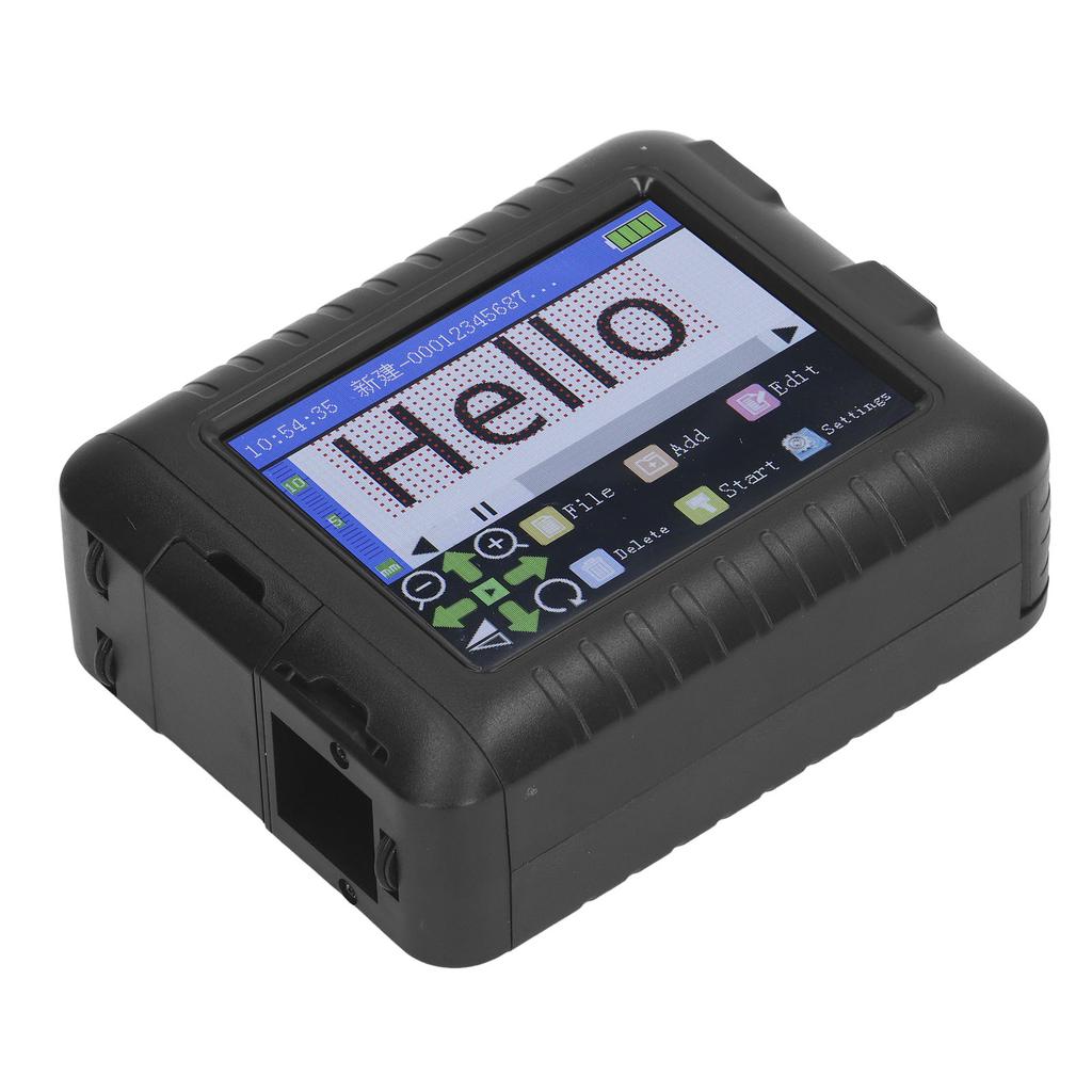 Ручной струйный принтер 3,5-дюймовый светодиодный сенсорный экран 4-ядерный процессор перезаряжаемый принтер кода для печати