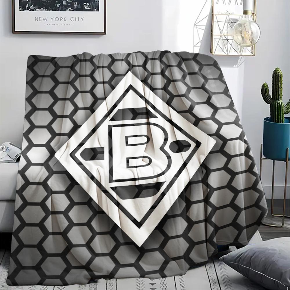 1pc Borussia Print Flannel Blanket, High quality Comfortable for All Seasons, Home Decor, Warmth and Comfort, Perfect for Christmas Gifts19