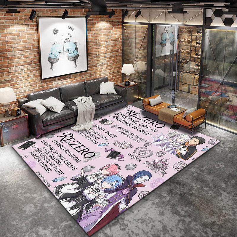 Re Zero Carpet Rug For Living Room Bedroom Home Sofa Decoration Kids Play Nonslip Floor Mat