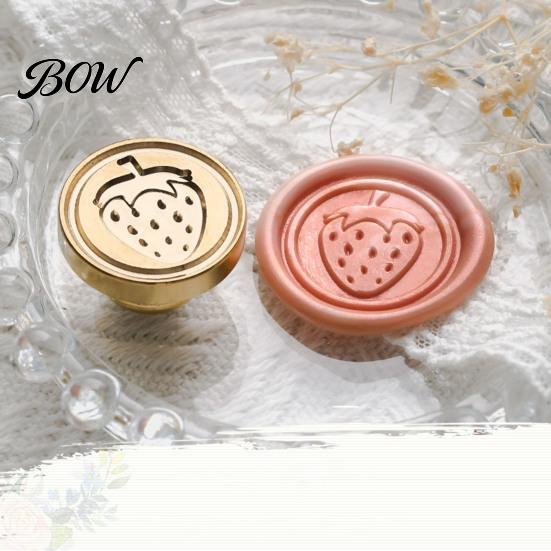 Envelope Sealing Stamp Wax Seal Stamp, Vintage Plant Pattern Head, Durable Journal Decoration Copper Head Replacement, for And Greeting Cards
