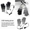 3 Adjustable Temperature Winter Heated Gloves Touch-screen Electric Heated Gloves  for Men Women