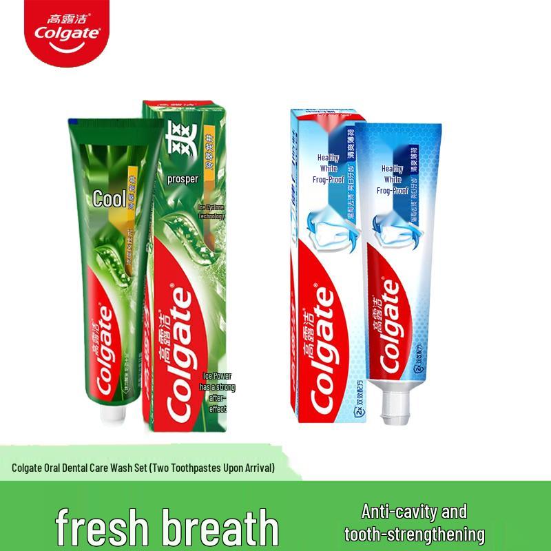 Colgate Набор зубных паст для отбеливания и свежего дыхания