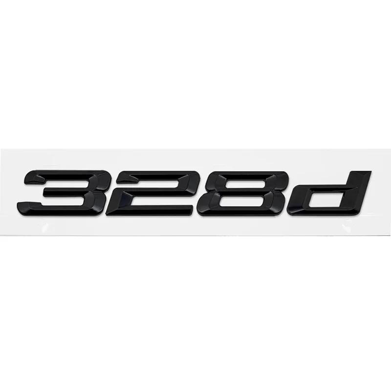 ABS Автомобильные Задние Буквы Логотип Значок Шильдик Наклейка Для BMW 3 серии 318d 320d 325d 328d 330d 335d E46 E90 E91 F30 F31 F34 G20